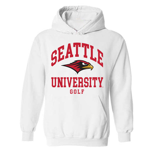 Seattle - NCAA Women's Golf : Melissa Gilloz - Classic Shersey Hooded Sweatshirt-0