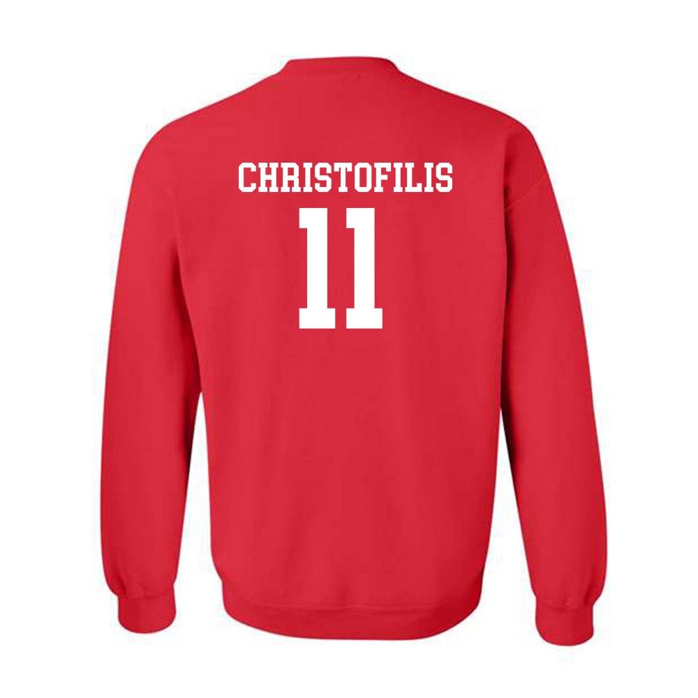 Seattle - NCAA Men's Basketball : John Christofilis - Crewneck Sweatshirt Classic Shersey