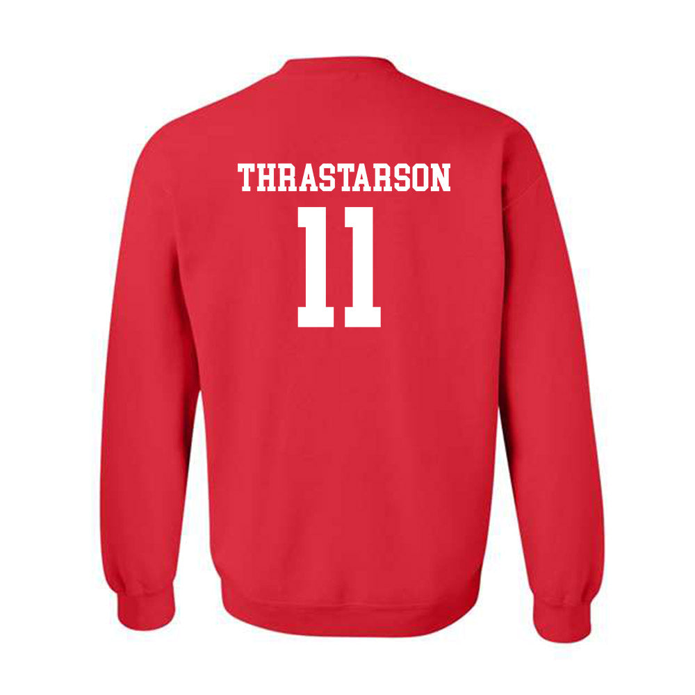 Seattle - NCAA Men's Basketball : Tomas Thrastarson - Classic Shersey Crewneck Sweatshirt-1
