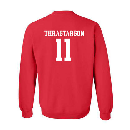 Seattle - NCAA Men's Basketball : Tomas Thrastarson - Classic Shersey Crewneck Sweatshirt-1