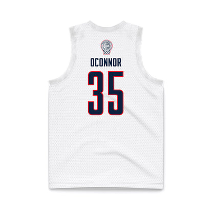 UConn - Women's Basketball Legends : Jean OConnor - White Basketball Jersey-1