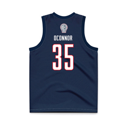 UConn - Women's Basketball Legends : Jean OConnor - Navy Basketball Jersey-1