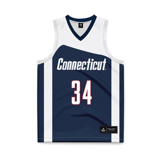 UConn - Women's Basketball Legends : Kelly Faris - Navy Basketball Jersey-0