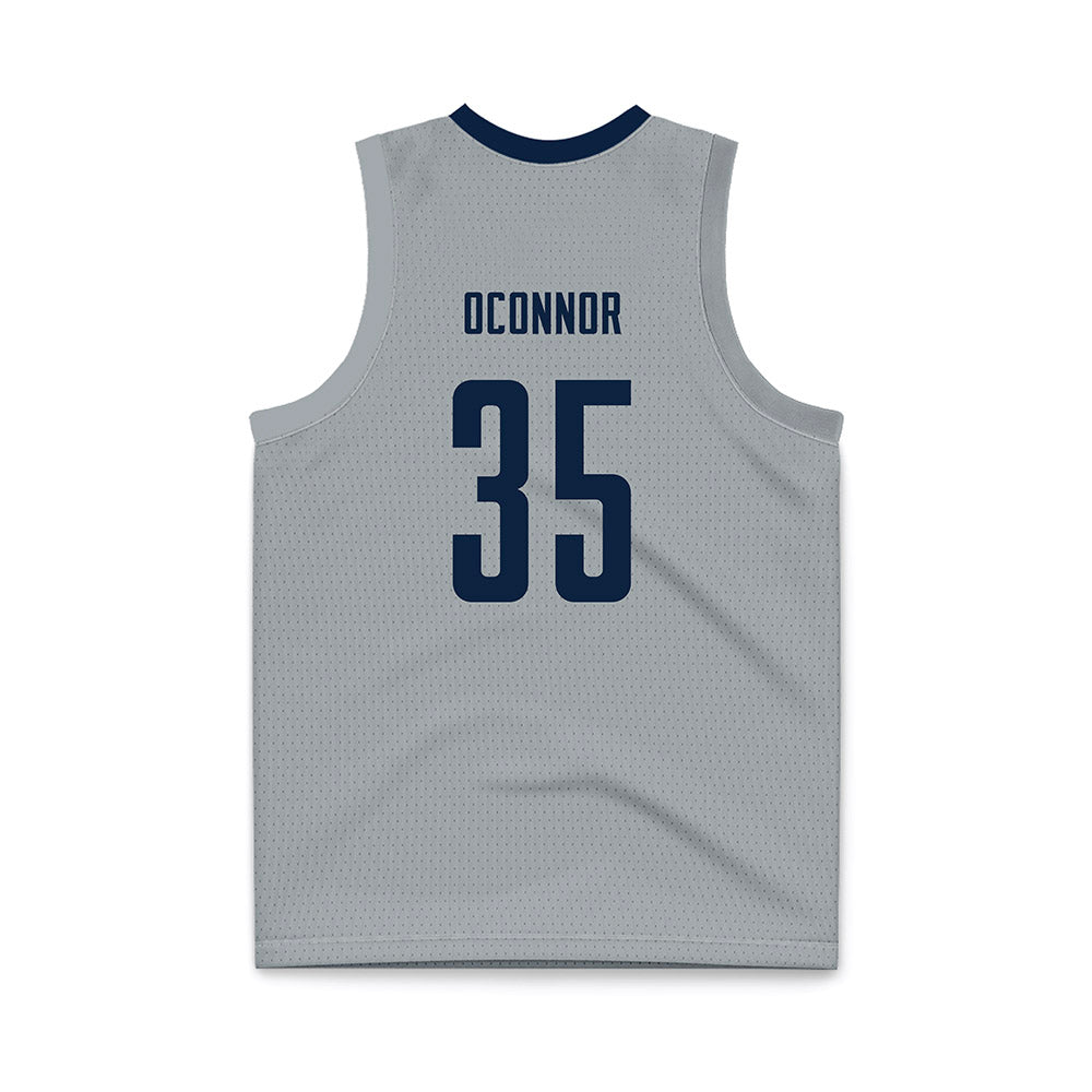 UConn - Women's Basketball Legends : Jean OConnor - Grey Basketball Jersey-1