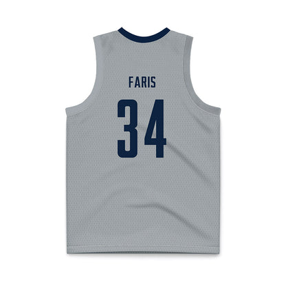 UConn - Women's Basketball Legends : Kelly Faris - Grey Basketball Jersey-1