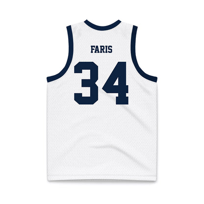 UConn - Women's Basketball Legends : Kelly Faris - White Basketball Jersey-1