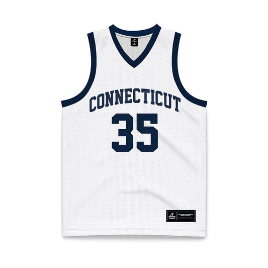 UConn - Women's Basketball Legends : Jean OConnor - White Basketball Jersey-0