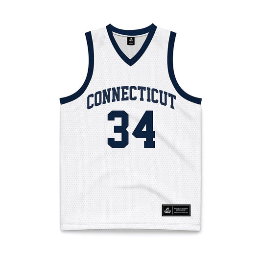 UConn - Women's Basketball Legends : Kelly Faris - White Basketball Jersey-0
