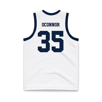 UConn - Women's Basketball Legends : Jean OConnor - White Basketball Jersey-1
