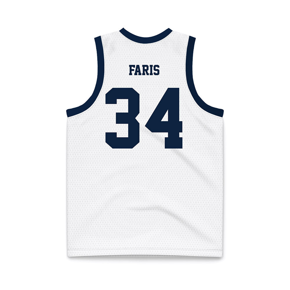 UConn - Women's Basketball Legends : Kelly Faris - White Basketball Jersey-1
