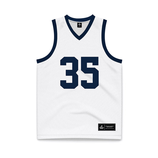 UConn - Women's Basketball Legends : Jean OConnor - White Basketball Jersey-0