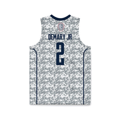 UConn - NCAA Men's Basketball : Silas Demary Jr - White Camo Basketball Jersey-1