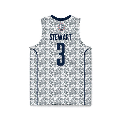 UConn - NCAA Men's Basketball : Jaylin Stewart - Basketball Jersey