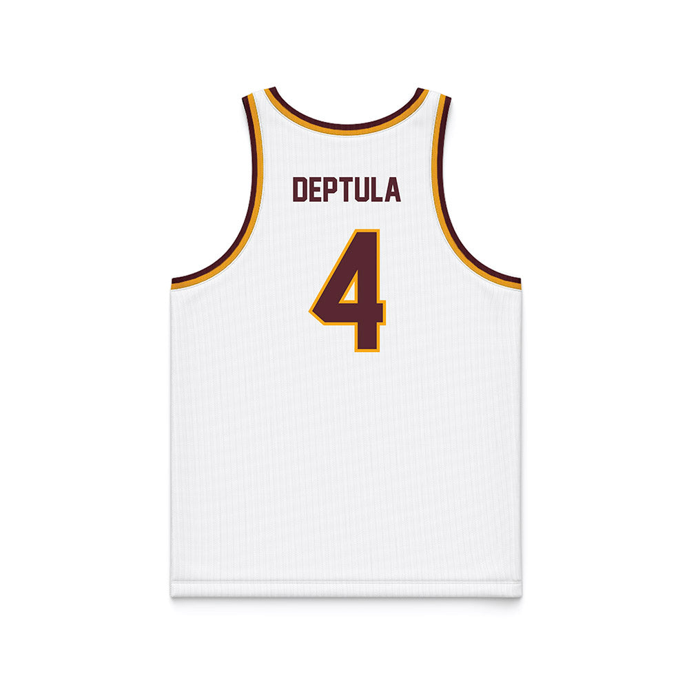 - NCAA Women's Basketball : Audrey Deptula - White Basketball Jersey-1