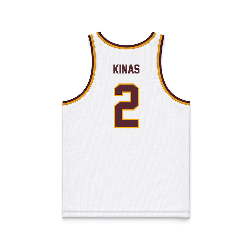 Loyola - NCAA Women's Basketball : Alexa Kinas - Sister Jean 2025 White Basketball Jersey