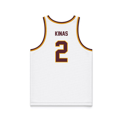 Loyola - NCAA Women's Basketball : Alexa Kinas - Sister Jean 2025 White Basketball Jersey