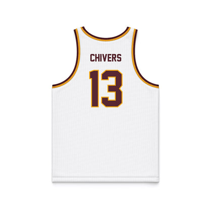 Loyola - NCAA Women's Basketball : Kira Chivers - Sister Jean 2025 White Basketball Jersey