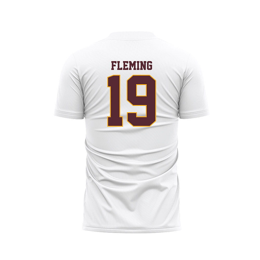 Loyola - NCAA Women's Soccer : Ava Fleming - White Soccer Jersey-1