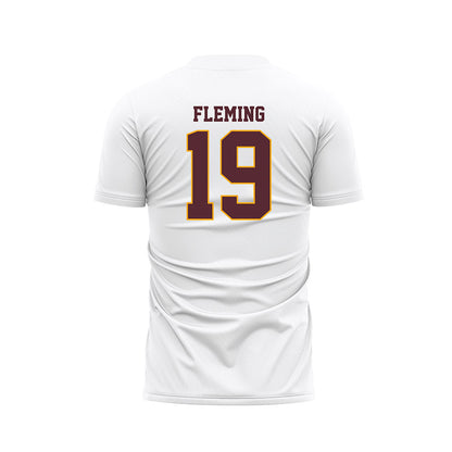 Loyola - NCAA Women's Soccer : Ava Fleming - White Soccer Jersey-1