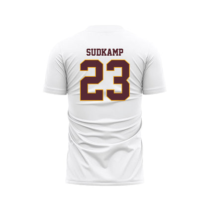 Loyola - NCAA Women's Soccer : Abby Sudkamp - White Soccer Jersey-1