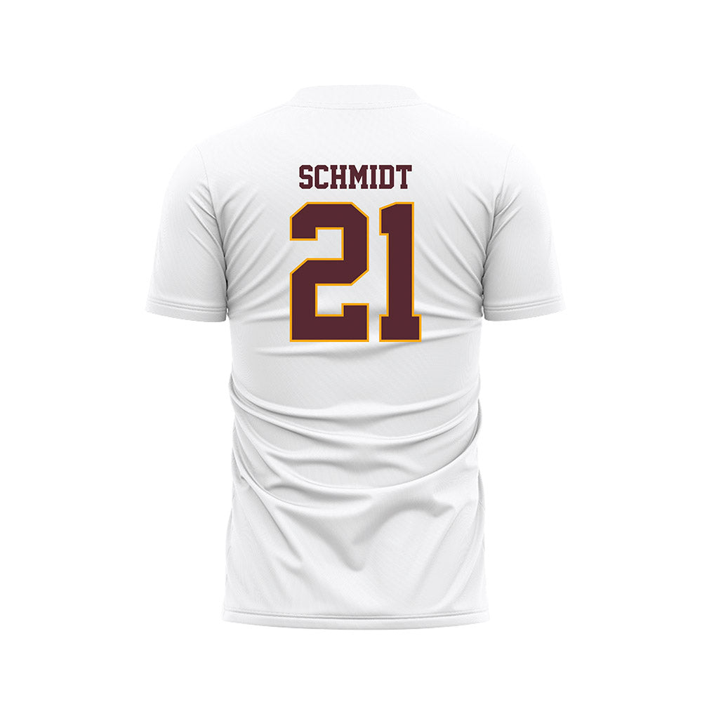 Loyola - NCAA Women's Soccer : Maggie Schmidt - White Soccer Jersey-1