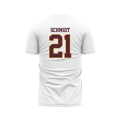 Loyola - NCAA Women's Soccer : Maggie Schmidt - White Soccer Jersey-1