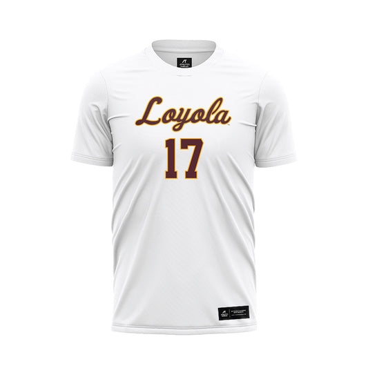 Loyola - NCAA Women's Soccer : Mia Lanni - White Soccer Jersey-0