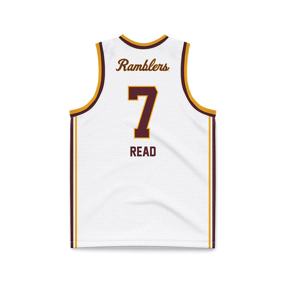 Loyola - NCAA Men's Volleyball : Jake Read - White Basketball Jersey