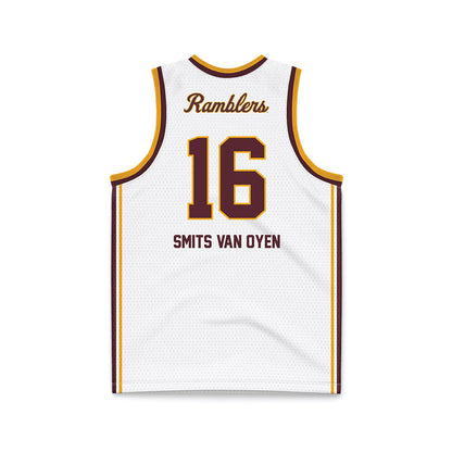 Loyola - NCAA Men's Volleyball : Alexander Smits Van Oyen - White Basketball Jersey-1