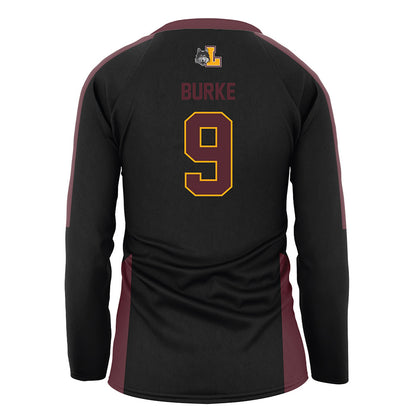 Loyola - NCAA Women's Volleyball : Kaitlyn Burke - Black Volleyball Jersey
