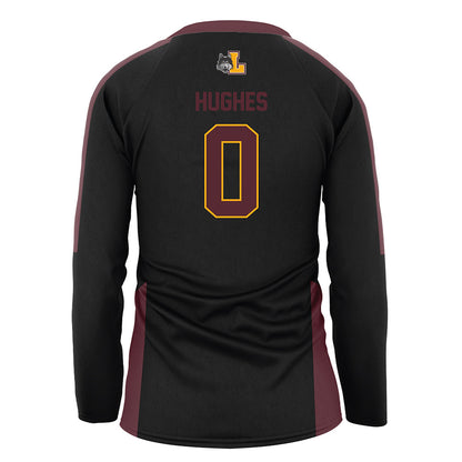 Loyola - NCAA Women's Volleyball : Camryn Hughes - Black Volleyball Jersey-1