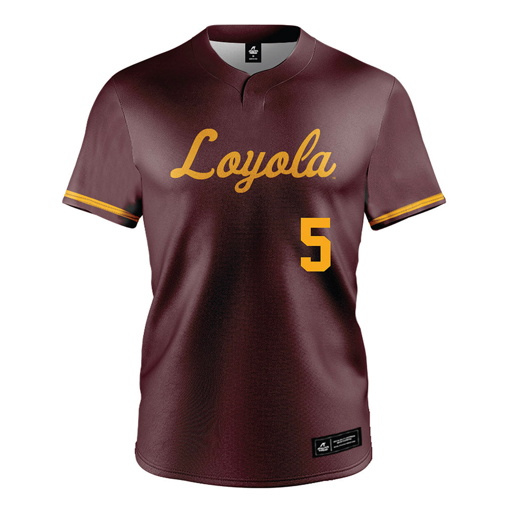 Loyola - NCAA Softball : Alexis Hansen - Maroon Jersey-0