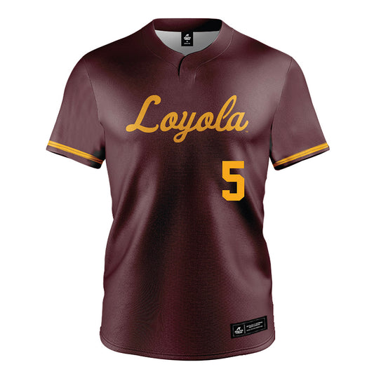 Loyola - NCAA Softball : Alexis Hansen - Maroon Jersey-0