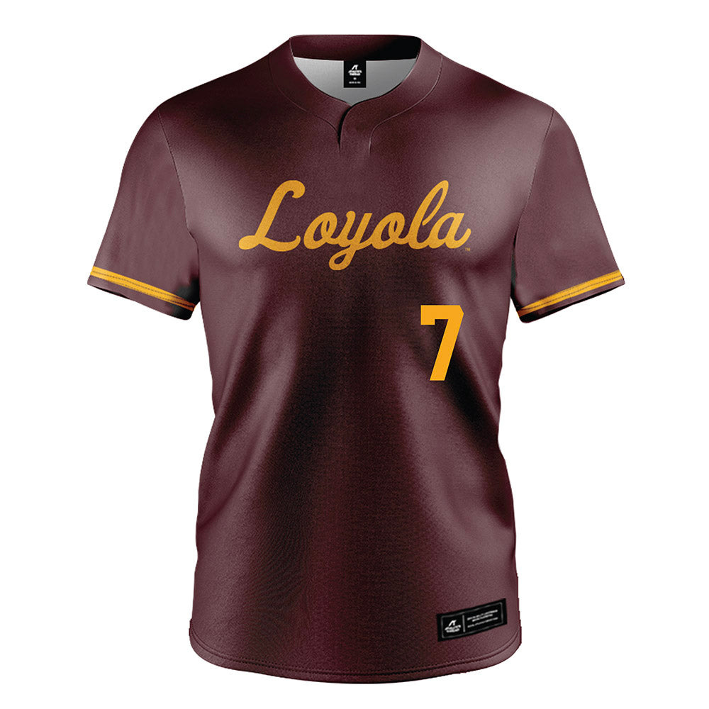 Loyola - NCAA Softball : Mackenzie Patterson - Maroon Jersey-0