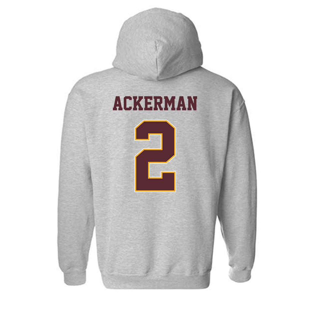 Loyola - NCAA Women's Soccer : Sophie Ackerman - Classic Shersey Hooded Sweatshirt-1