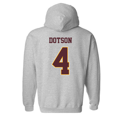 Loyola - NCAA Men's Basketball : Kayde Dotson - Classic Shersey Hooded Sweatshirt-1
