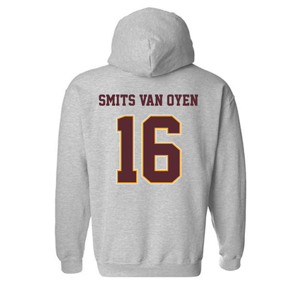 Loyola - NCAA Men's Volleyball : Alexander Smits Van Oyen - Classic Shersey Hooded Sweatshirt-1