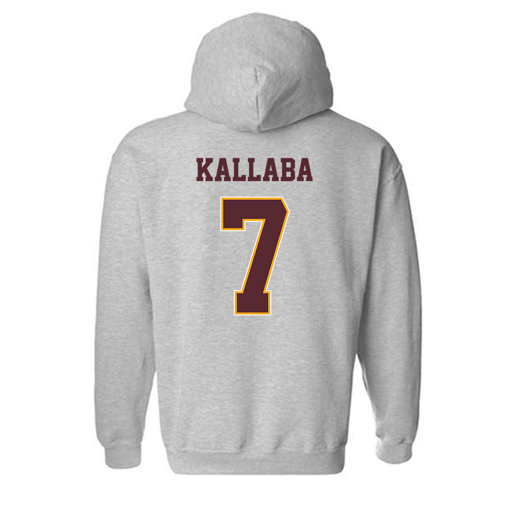 Loyola - NCAA Women's Soccer : Riga Kallaba - Classic Shersey Hooded Sweatshirt-1
