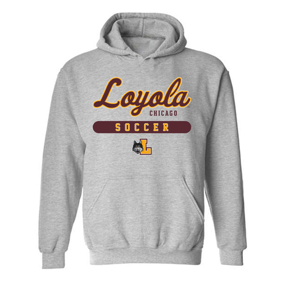 Loyola - NCAA Women's Soccer : Gabby Wojtarowicz - Classic Shersey Hooded Sweatshirt-0