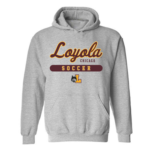 Loyola - NCAA Women's Soccer : Gabby Wojtarowicz - Classic Shersey Hooded Sweatshirt-0
