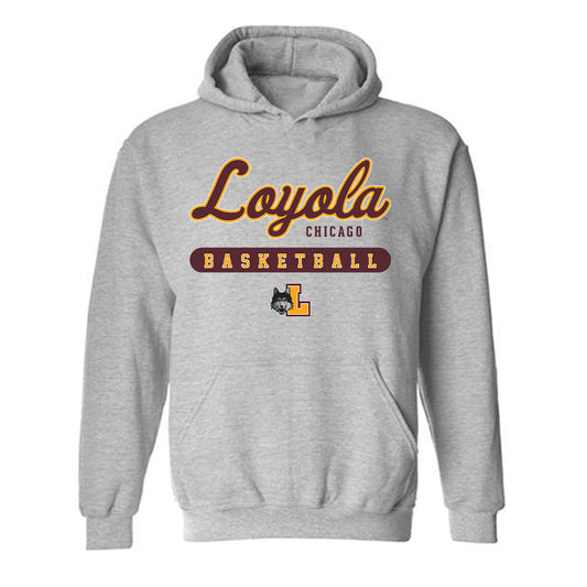 Loyola - NCAA Men's Basketball : Caleb Reese - Classic Shersey Hooded Sweatshirt-0