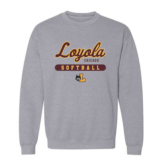 Loyola - NCAA Softball : Evelyn Miller - Classic Shersey Crewneck Sweatshirt-0