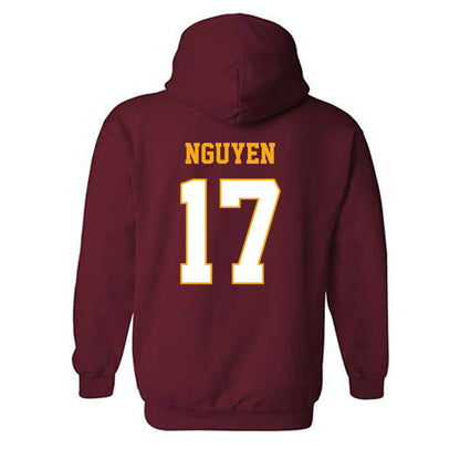 Loyola - NCAA Women's Volleyball : Leyna Nguyen - Classic Shersey Hooded Sweatshirt-1