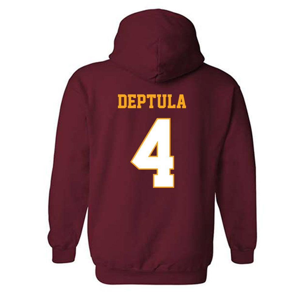  - NCAA Women's Basketball : Audrey Deptula - Classic Shersey Hooded Sweatshirt-1