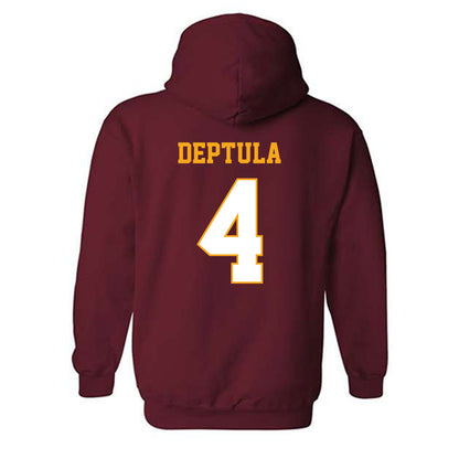  - NCAA Women's Basketball : Audrey Deptula - Classic Shersey Hooded Sweatshirt-1