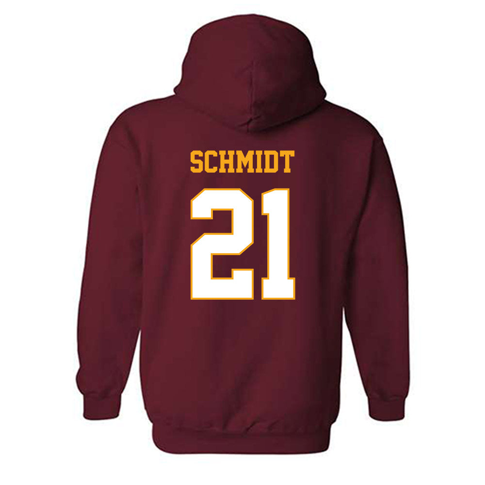 Loyola - NCAA Women's Soccer : Maggie Schmidt - Classic Shersey Hooded Sweatshirt-1