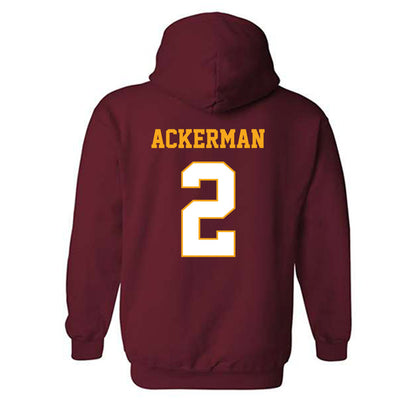 Loyola - NCAA Women's Soccer : Sophie Ackerman - Classic Shersey Hooded Sweatshirt-1