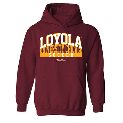 Loyola - NCAA Men's Soccer : Ori Yedlin - Classic Shersey Hooded Sweatshirt-0