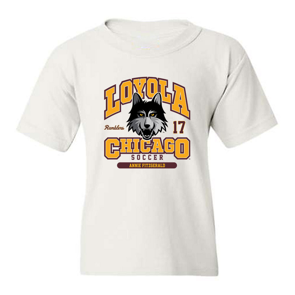 Loyola - NCAA Women's Soccer : Annie Fitzgerald - Classic Fashion Shersey Youth T-Shirt-0