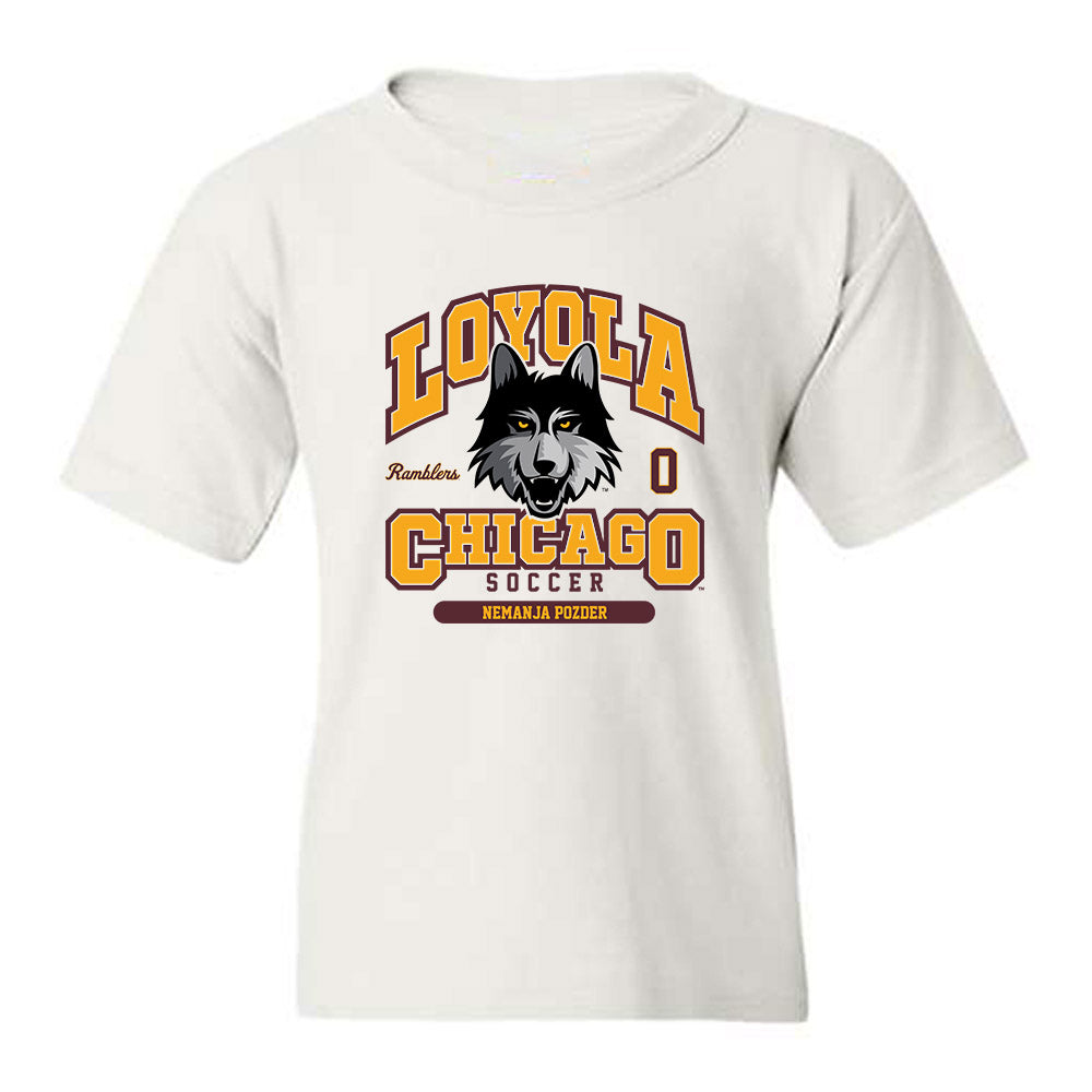 Loyola - NCAA Men's Soccer : Nemanja Pozder - Classic Fashion Shersey Youth T-Shirt-0